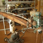 Antique Chainsaw and Mower